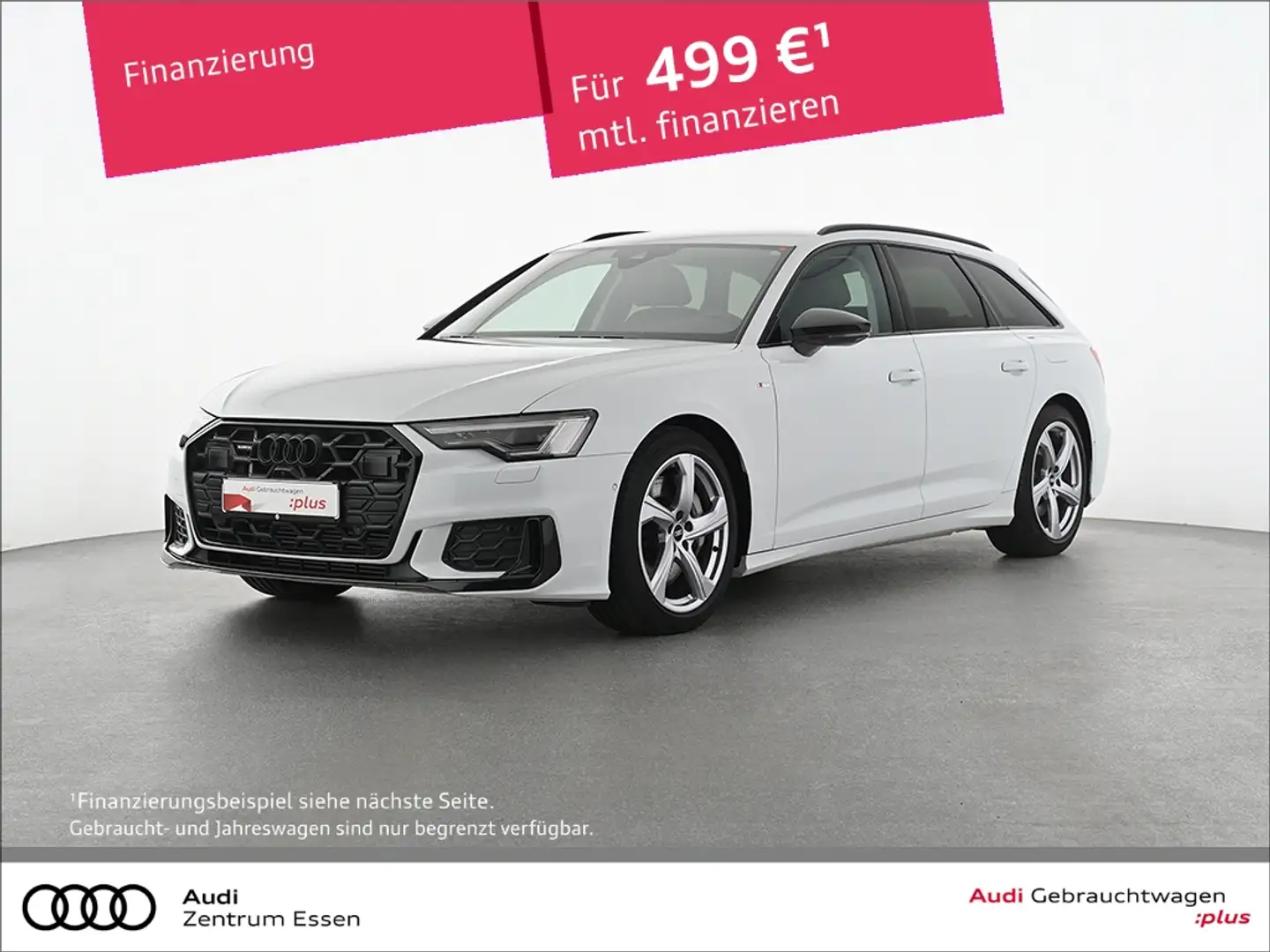 Audi A6 Avant 50 TFSI e quattro S-LINE S-TRONIC LED   AHK Weiß - 1