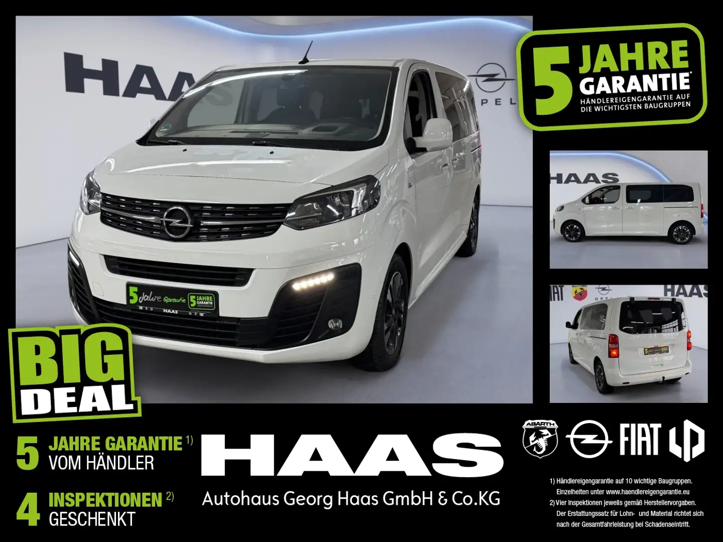 Opel Zafira Life 2.0 D (L2) Tourer M Vollausstattung Blanc - 1