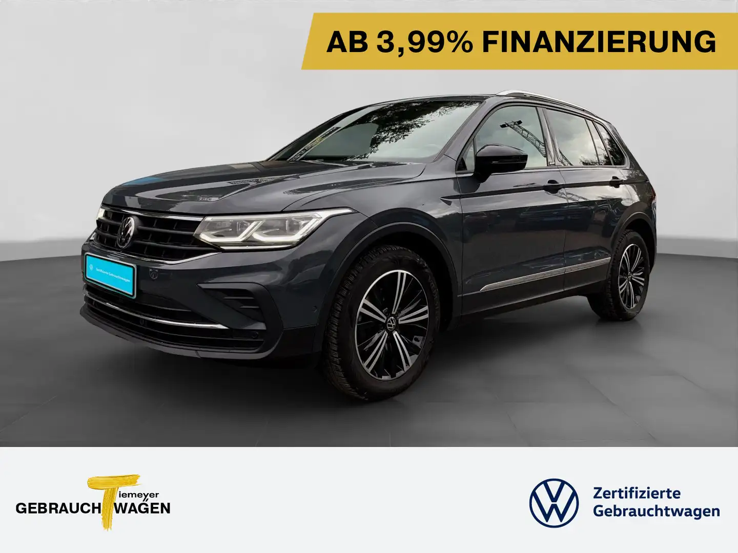 Volkswagen Tiguan 2.0 TDI DSG ACTIVE LM18 AHK MATRIX HEAD-U Gris - 1