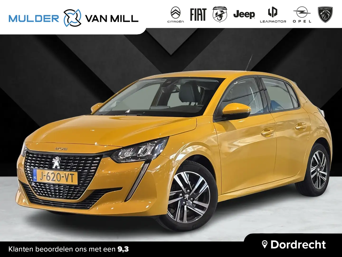 Peugeot 208 Allure 1.2 Turbo 100pk | NAVI | PARKEERHULP | CLIM Giallo - 1