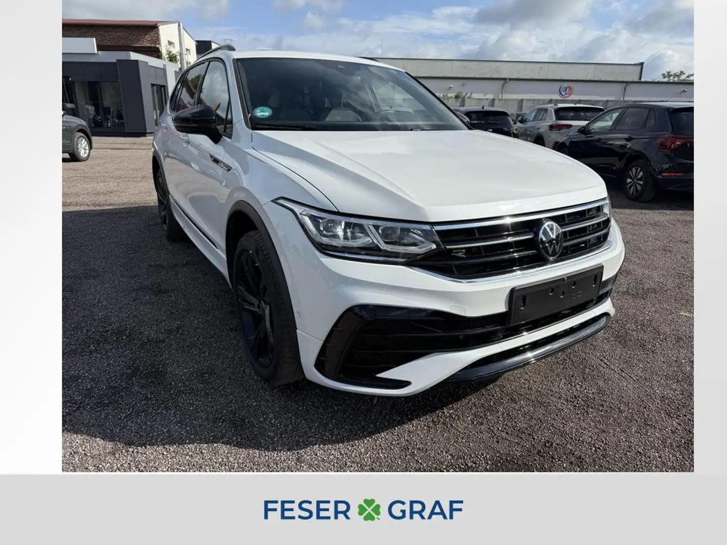 Volkswagen Tiguan Allspace R-Line 2.0 TDI 4MOTION DSG/IQ.Light/Sitzhzg./Area Weiß - 1
