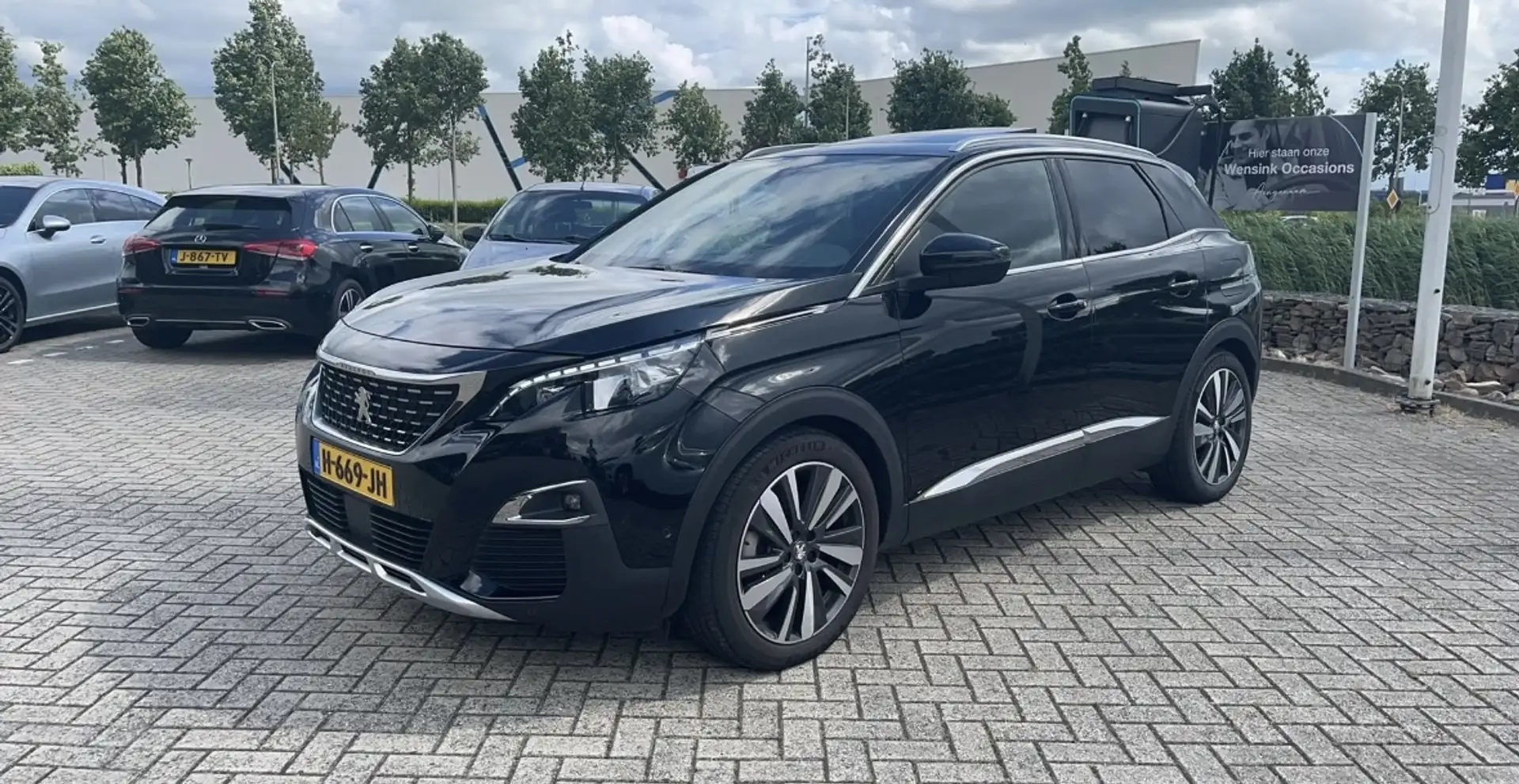 Peugeot 3008 1.6 HYbrid4 300 Première Pack 300PK!! | Origineel Zwart - 1