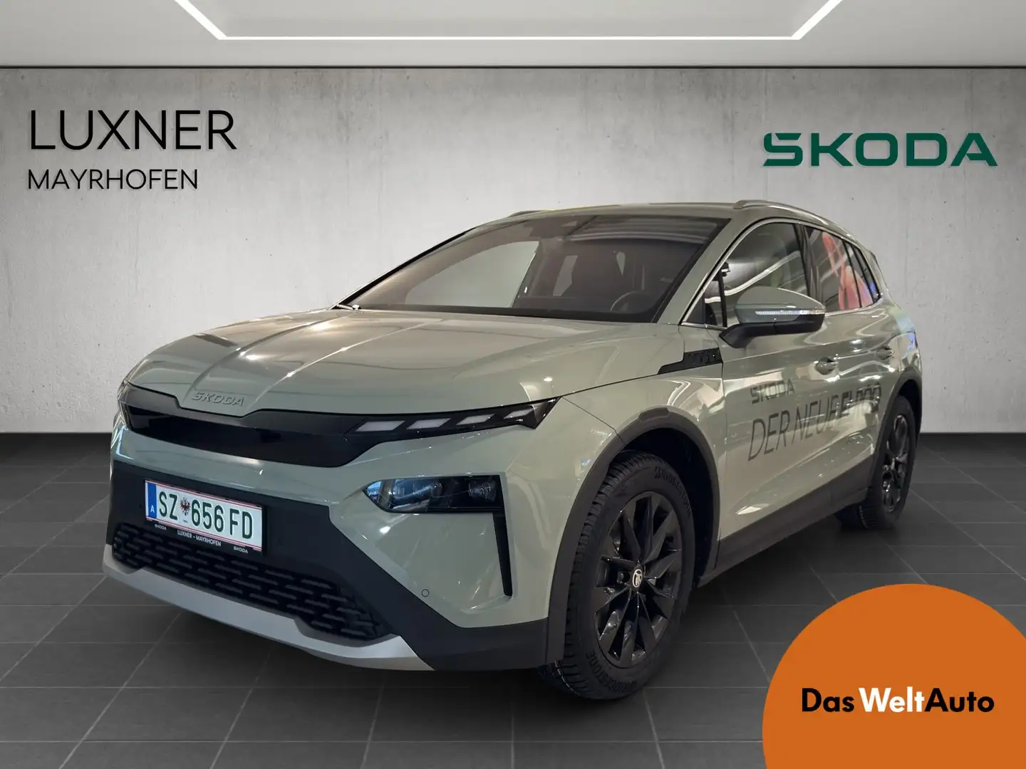 Skoda Elroq 85 Grün - 1
