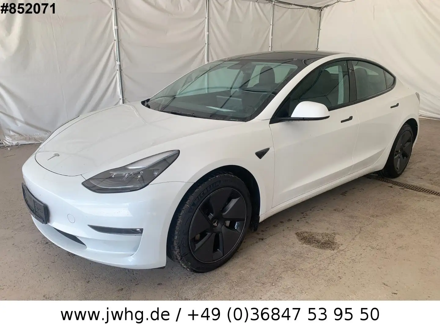 Tesla Model 3 LR Dual AWD Wärmepumpe Ryzen Aviloo-97% Blanco - 1