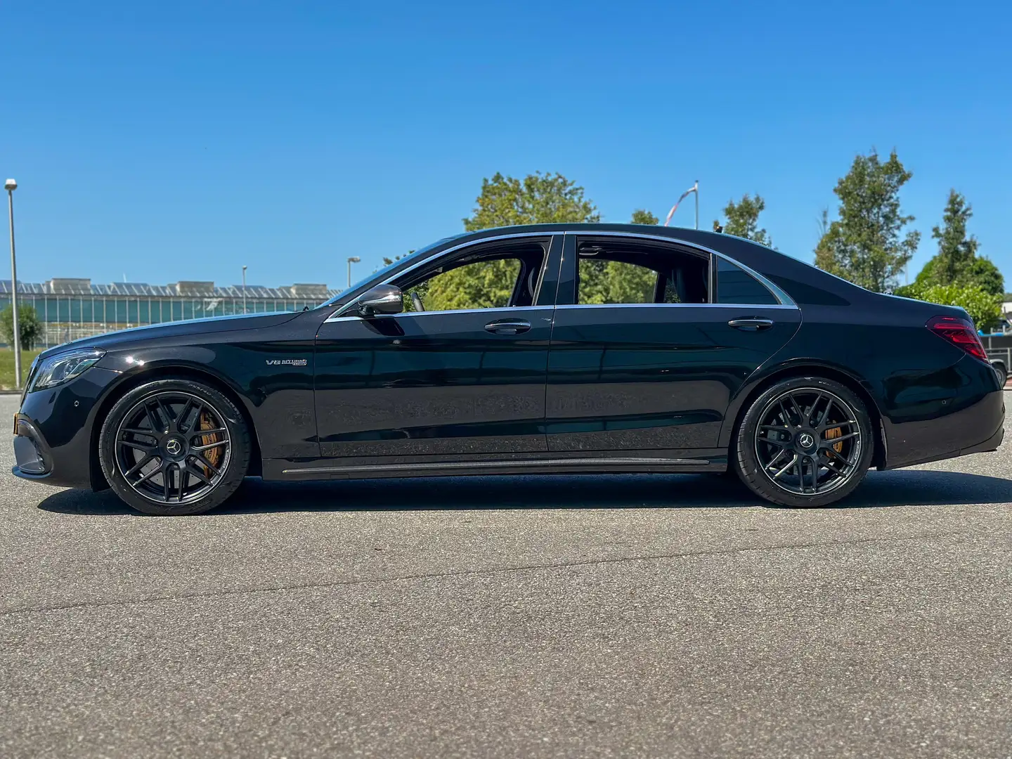 Mercedes-Benz S 63 AMG Mercedes S-Klasse 63 612pk 4MATIC+ 9G-TRONIC lang Zwart - 2