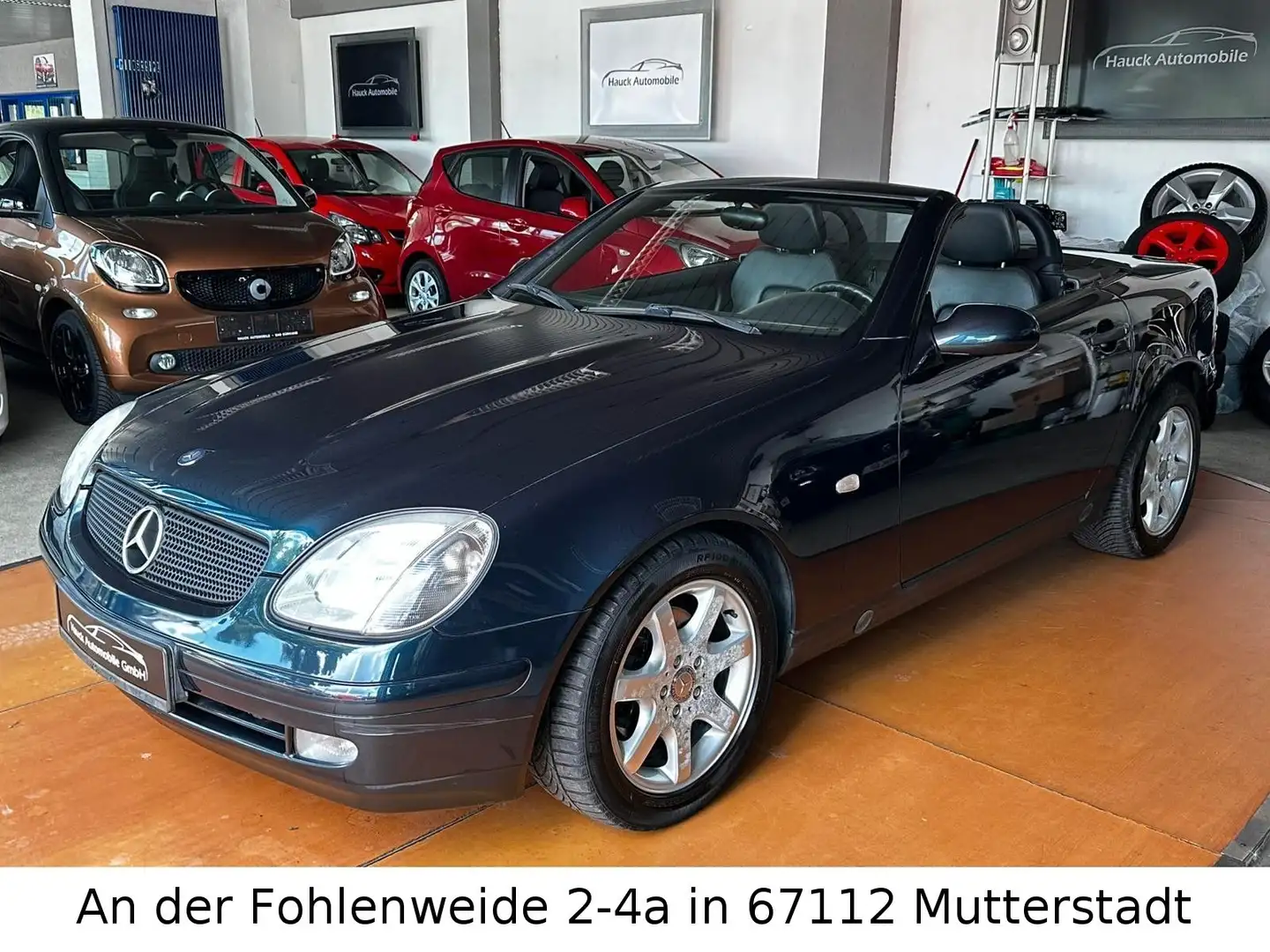 Mercedes-Benz SLK 200 LEDER/KLIMA/SHZ/NAVI Синий - 1