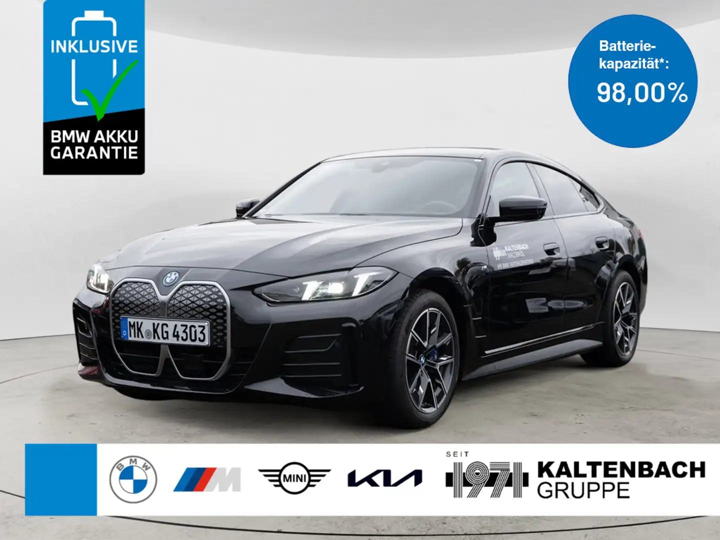 BMW i4 eDrive 35 Gran Coupe M-Sport FACEL. AHK Noir - 1