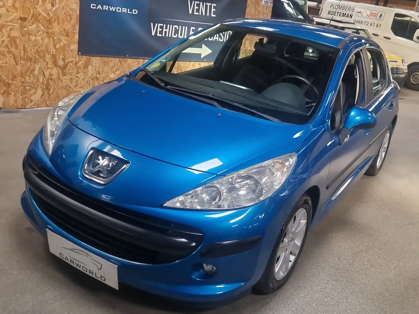 Peugeot 207 1.4i 16v Trendy $$ 12MOIS GARANTI $$ Blau - 1