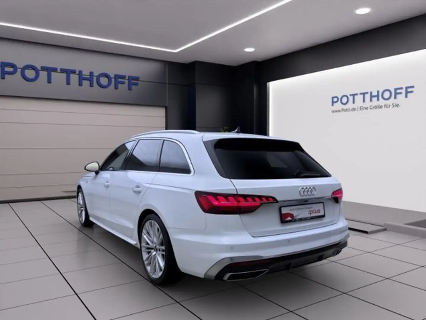Audi A4 40 TDI S LINE PANO AHK NAVI LED Weiß - 2