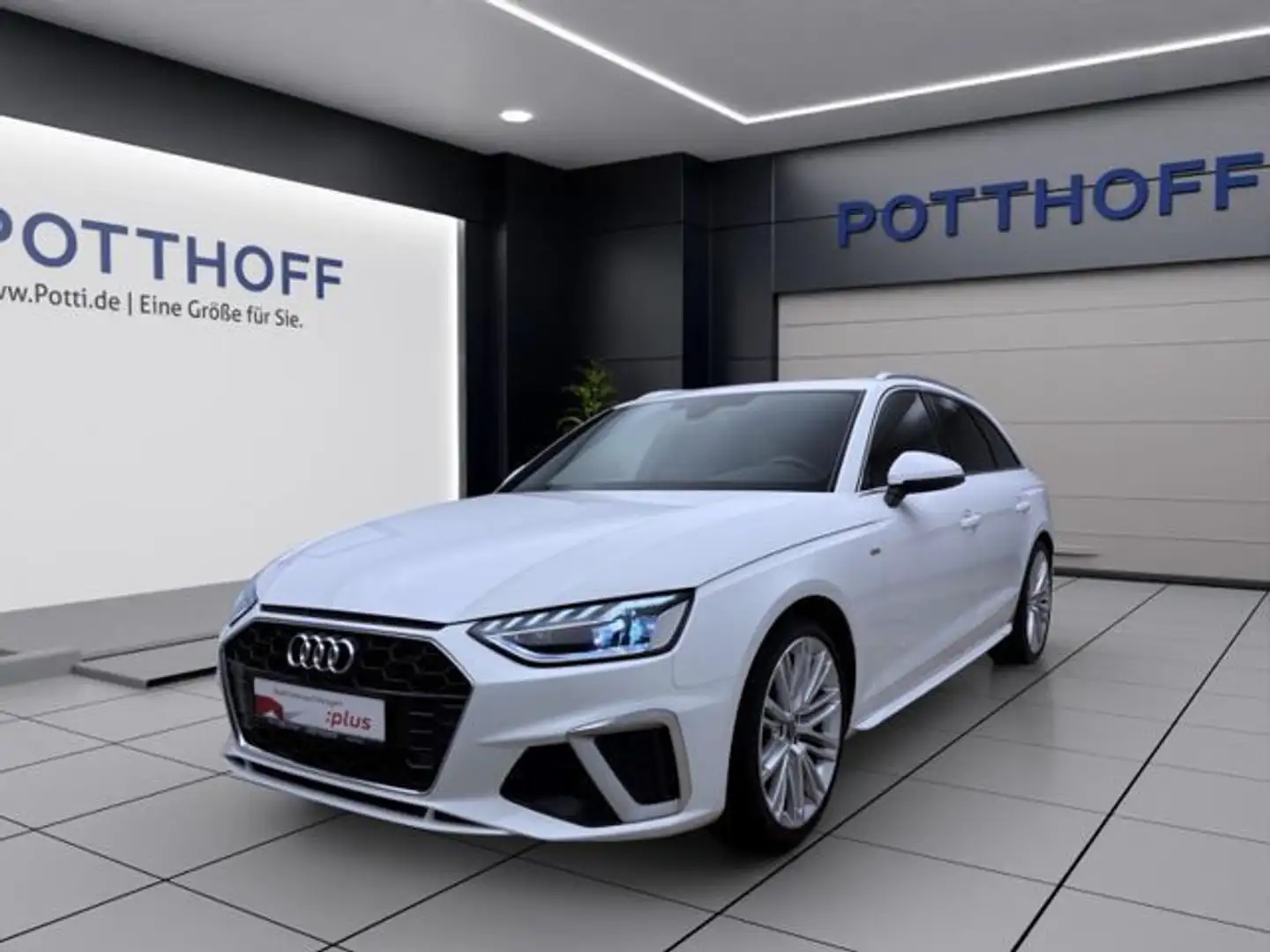 Audi A4 40 TDI S LINE PANO AHK NAVI LED Weiß - 1