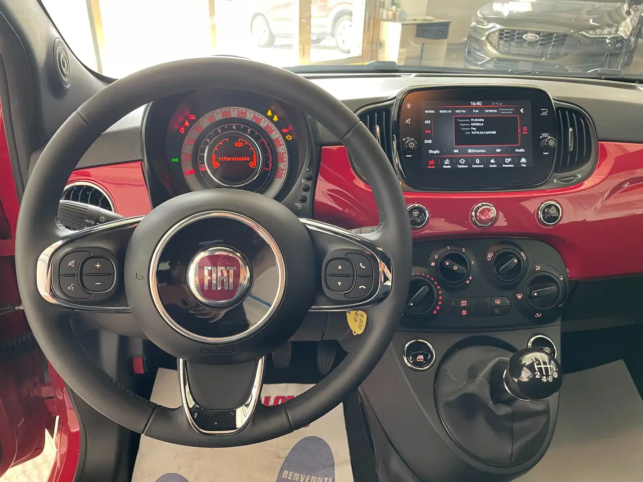 Fiat 500 1.0 hybrid 70cv 2024 Cerchi 16"+Sensori +Fendi 14