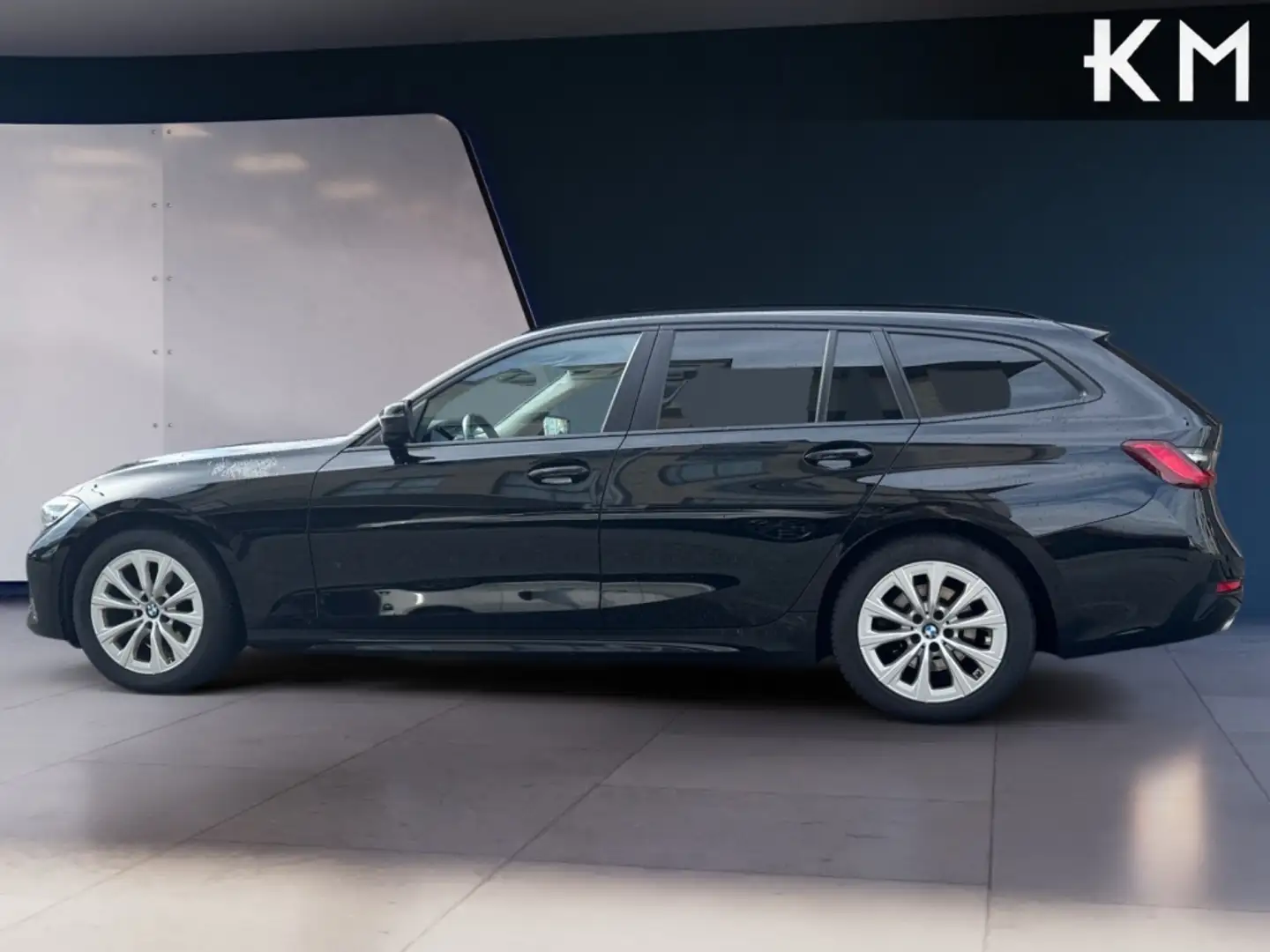 BMW 318 318dA Touring Negro - 2