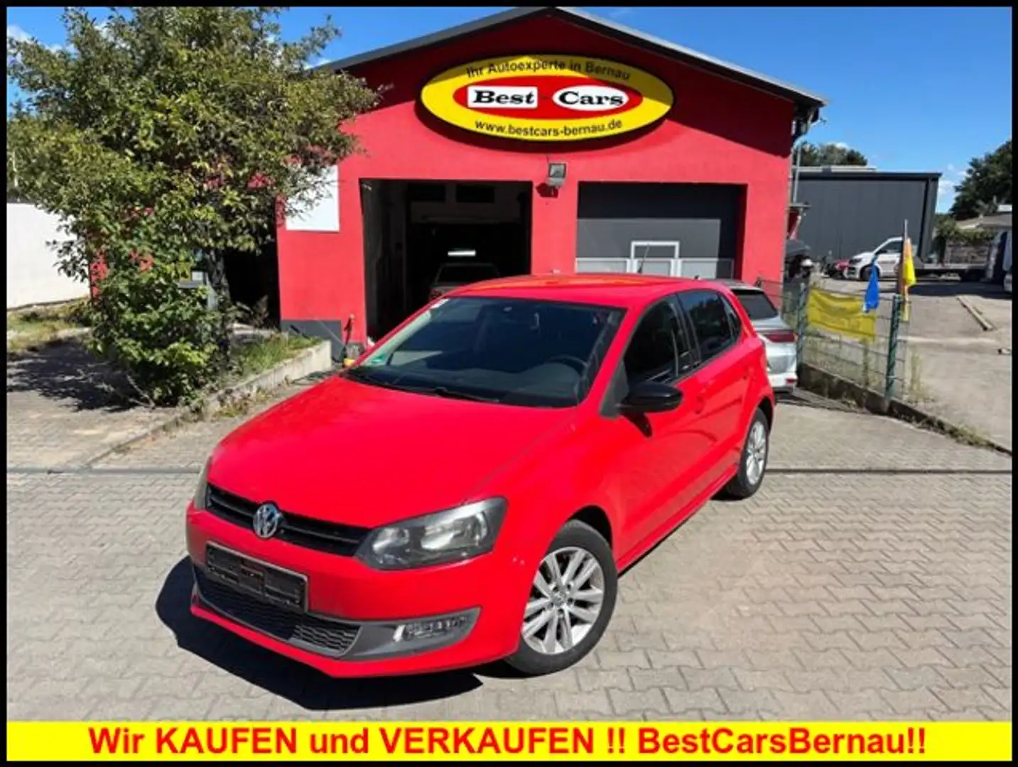 Volkswagen Polo 1.2 Style DSG SHZ*KLIMA*SCHECKHEFT Rood - 1