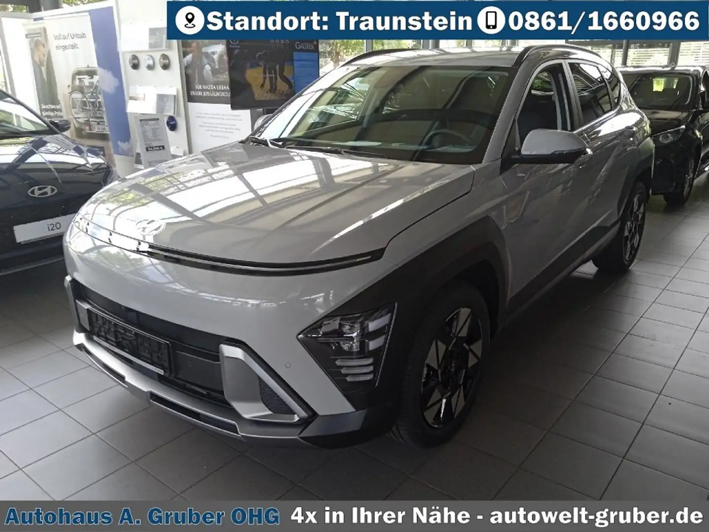 Hyundai KONA 1.6 T-GDI Automatik Prime Gris - 2