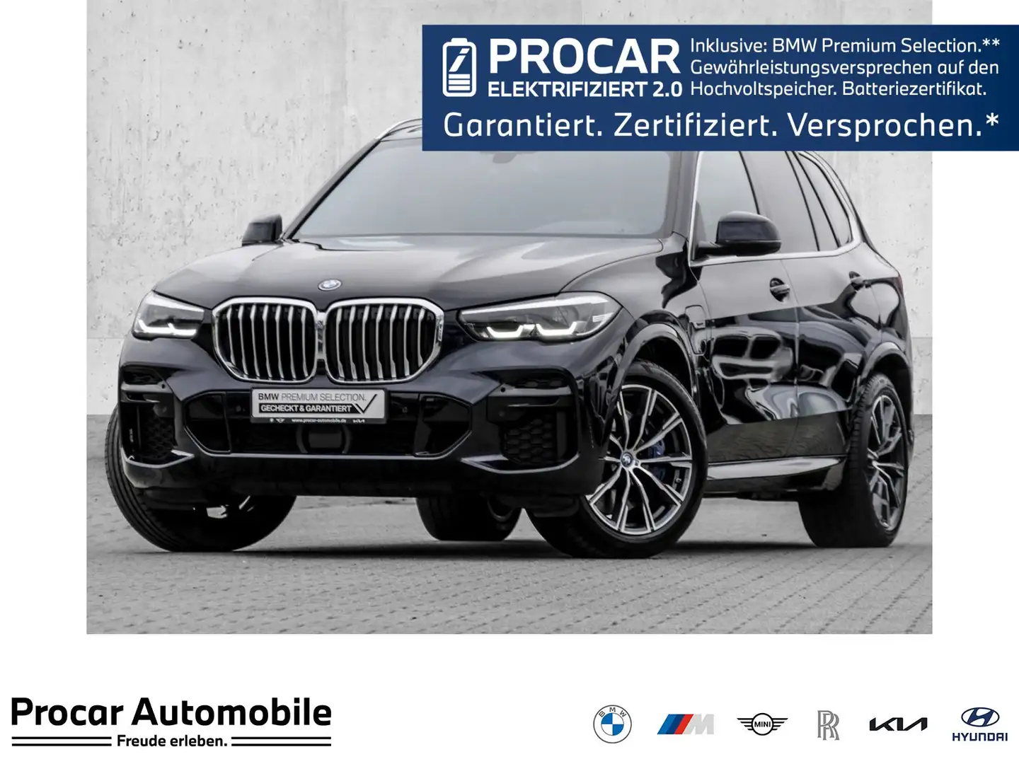 BMW X5 xDrive45e M SPORT+AHK+HuD+DA PROF+PA+HiFi Zwart - 1