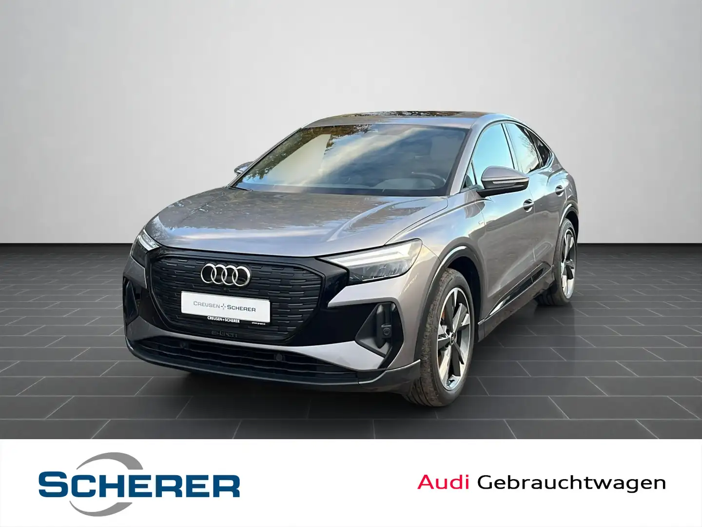 Audi Q4 e-tron 150 kW S line NAVI B&O PANO Grau - 1