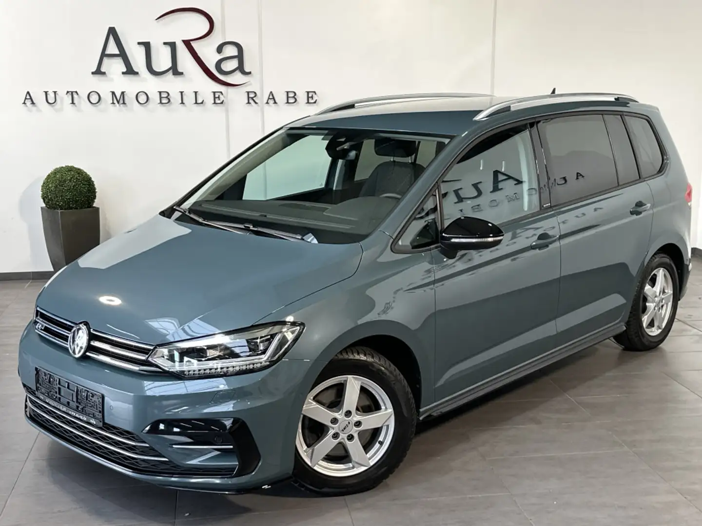 Volkswagen Touran 2.0 TDI R-Line NAV+LED+ACC+EPH+SPURHALTE Синій - 2
