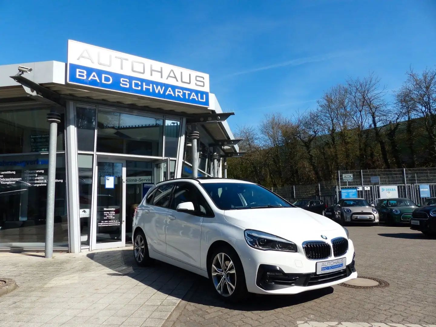 BMW 218 Autom. Sport,Pan.Dach,LED,HUD Weiß - 1