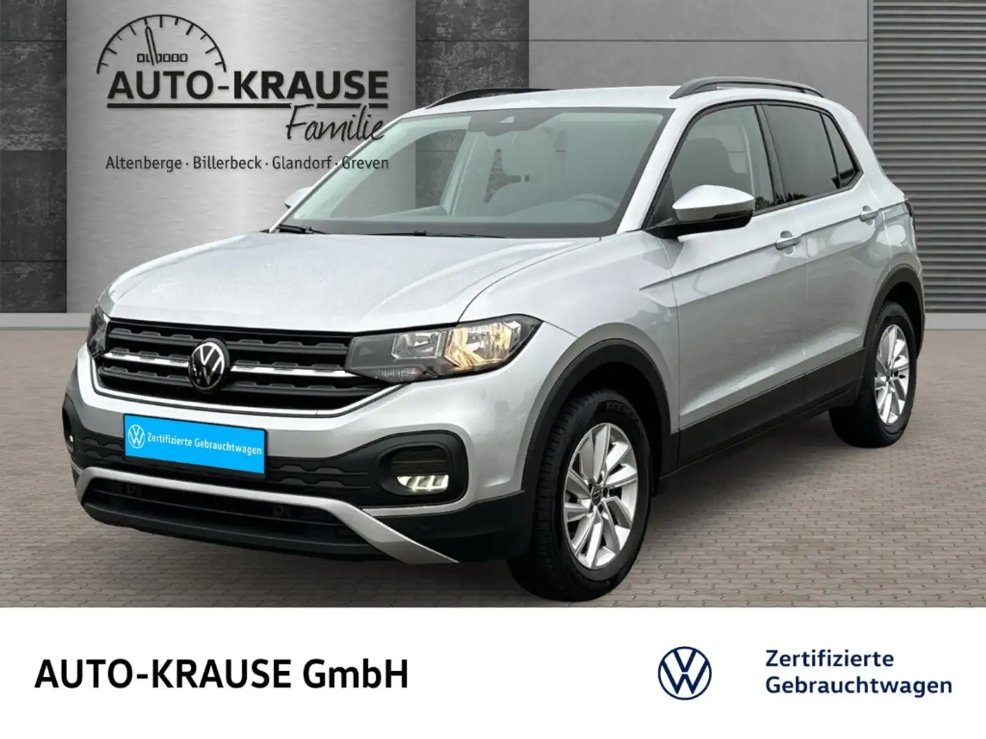 Volkswagen T-Cross 1.0 TSI OPF digitales Cockpit ACC CarPlay Sperrdif Silber - 1