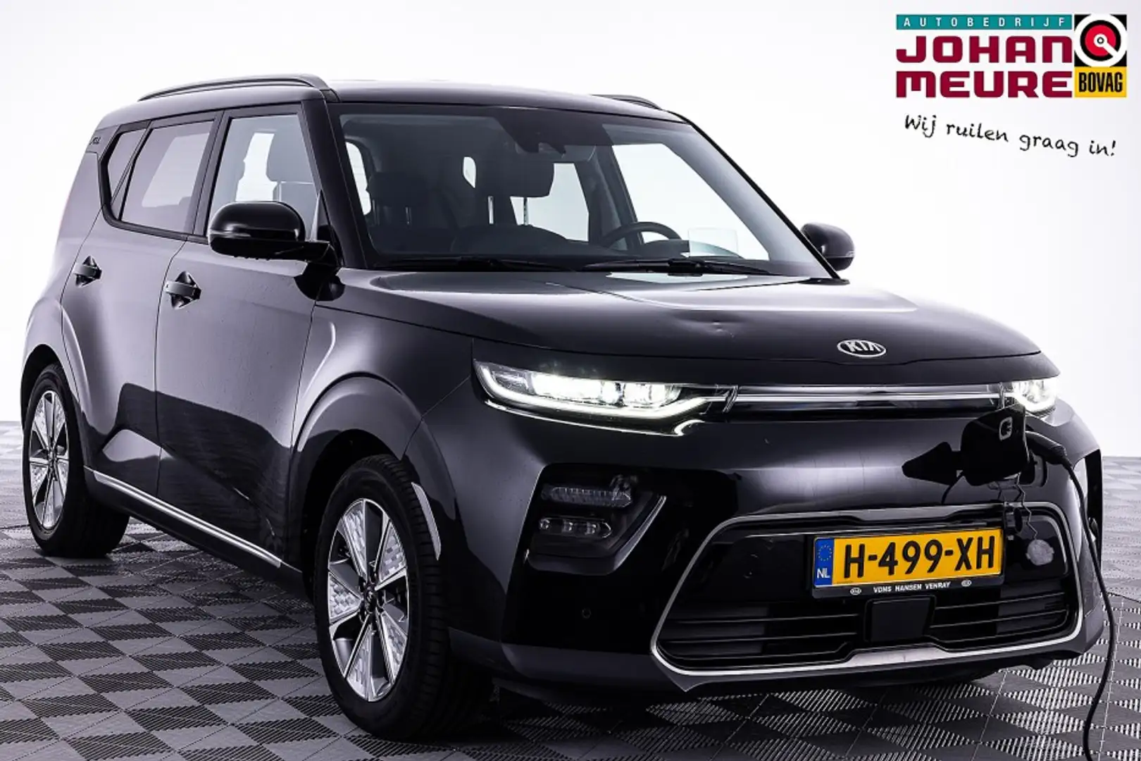 Kia Soul e-Soul ExecutiveLine 64 kWh | LEDER ✅ 1e Eigenaar Zwart - 1
