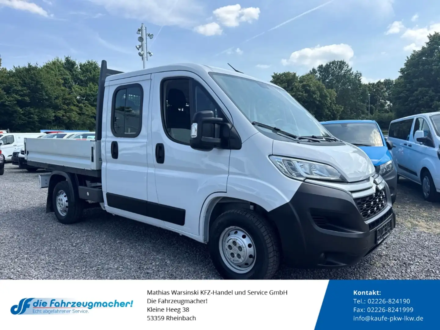 Citroen Jumper DoKa Pritsche 35 L4H2 Control Heavy HDi 140 Start& Blanc - 1