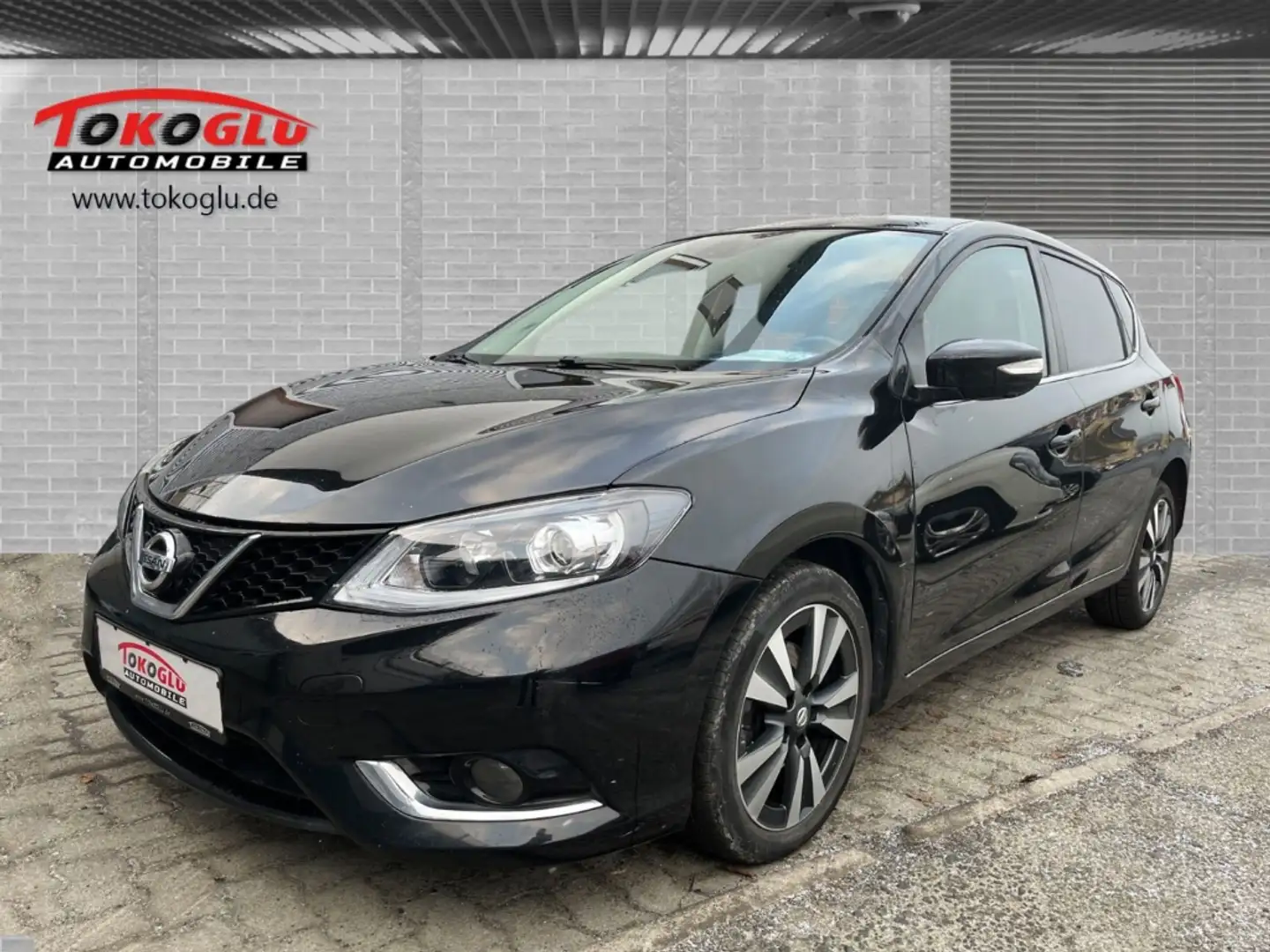 Nissan Pulsar 1.6 DIG-T N-Connecta 1,6 Liter KAMERA NAVI Klimaau Zwart - 2