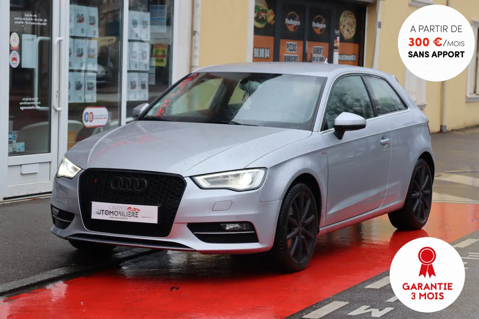 Audi A3 2.0 TDI 150 Ambition Luxe Pack S-Line S-Tronic6 (B Gris - 1