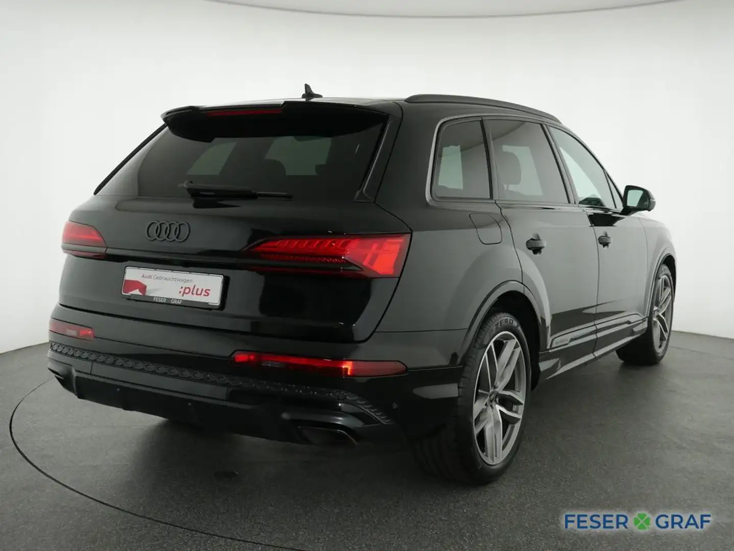 Audi Q7 45 TDI S line Ext/Matrix/HuD/360Kamera/Luft/Air Schwarz - 2