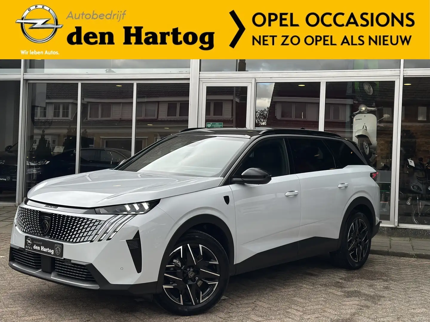 Peugeot 5008 1.2 Hybrid 145 GT Automaat/7 Persoons/Stoel+stuur Blanco - 1