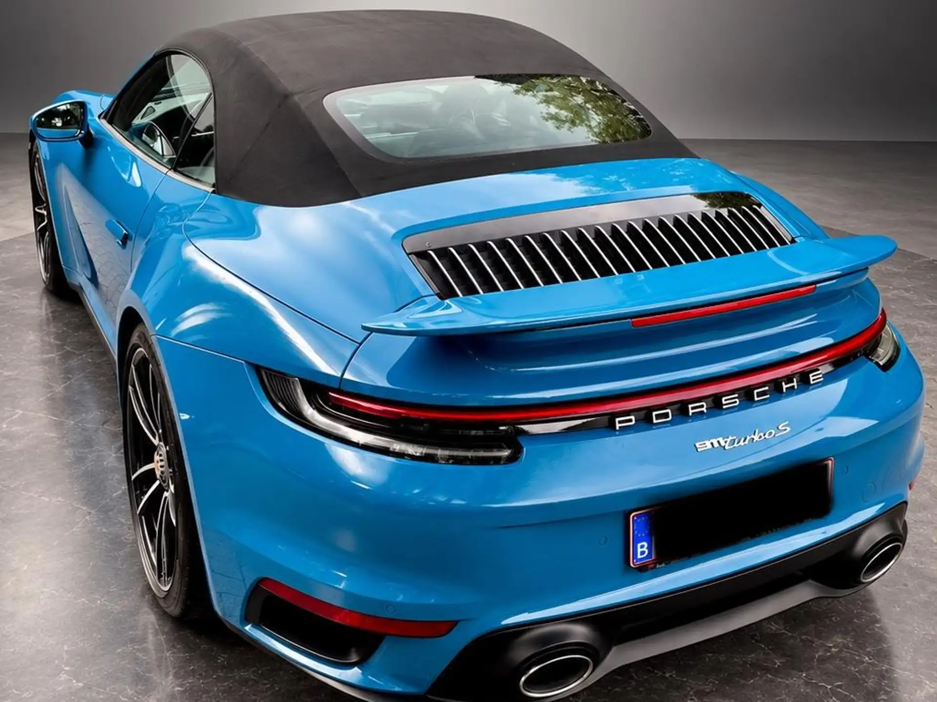 포르쉐 911 Turbo S Cabriolet 2022 파랑 사진 7