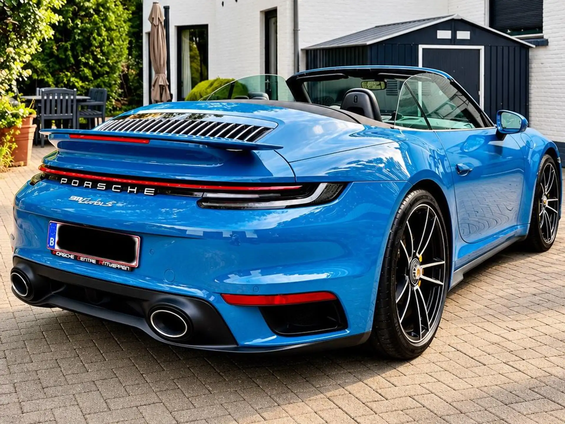 포르쉐 911 Turbo S Cabriolet 2022 파랑 사진 2