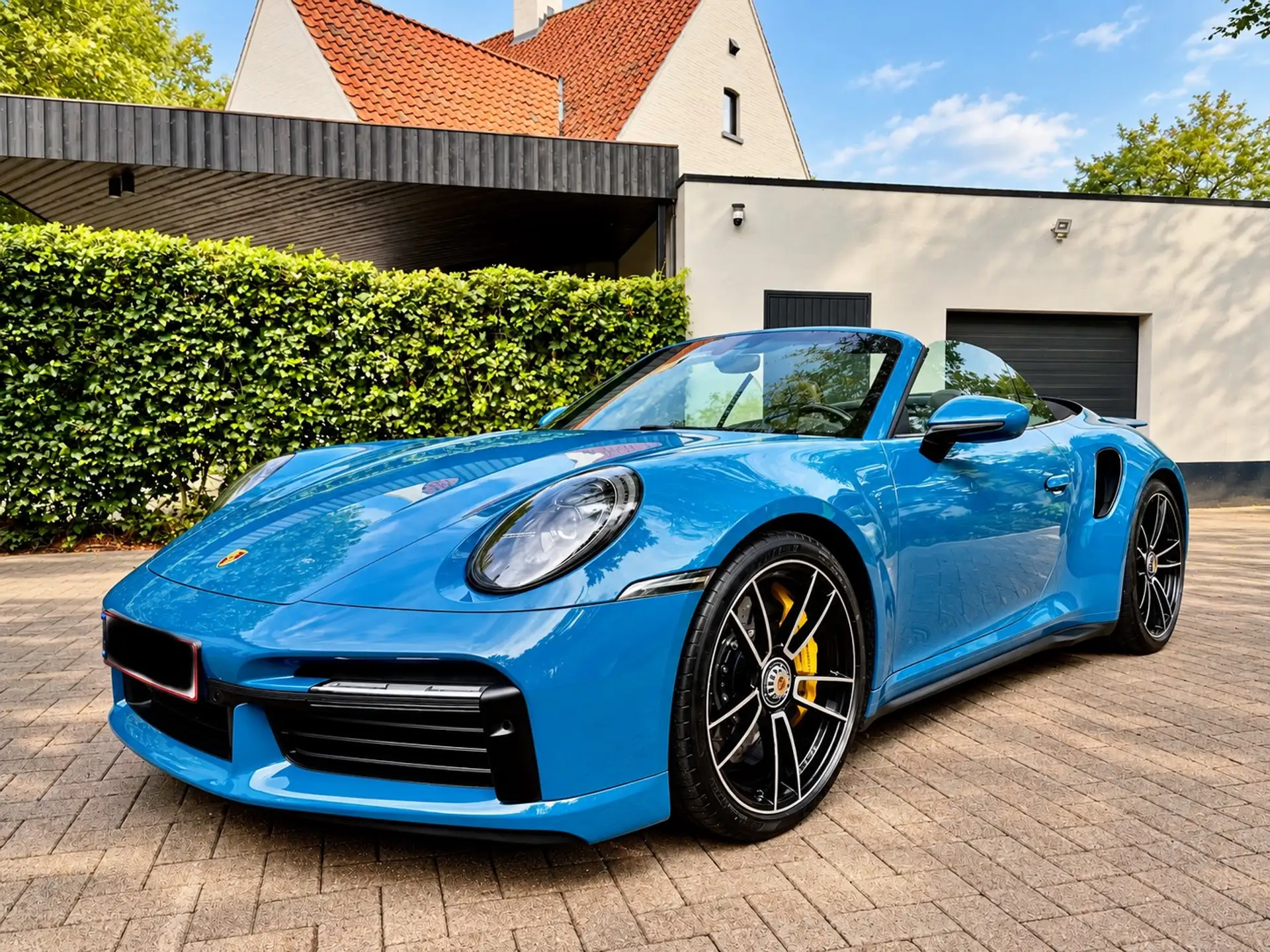 포르쉐 911 Turbo S Cabriolet 2022 파랑 사진 1