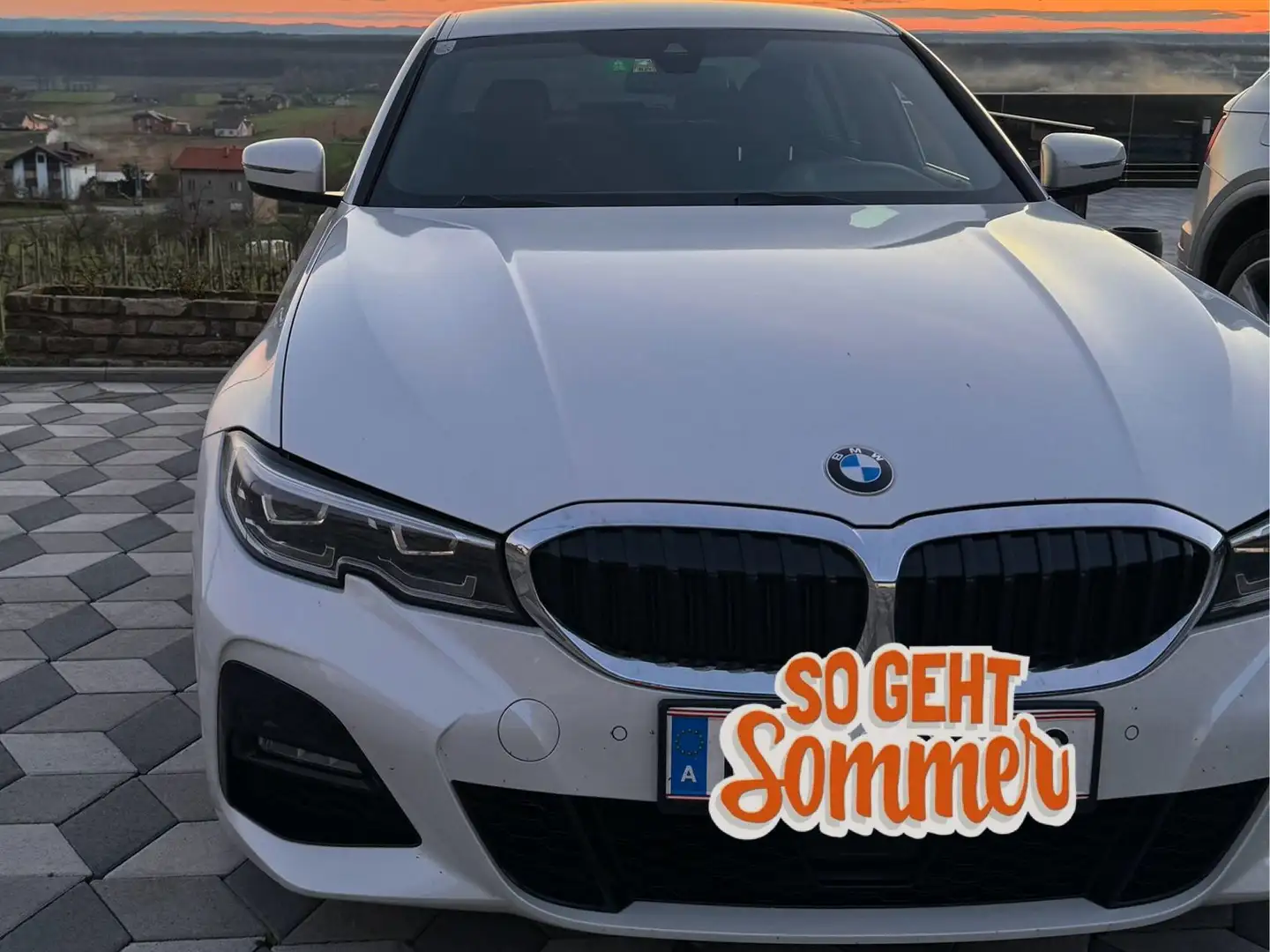 BMW 320 320d 48 V Mild-Hybrid-Technologie Aut. M-Sport Weiß - 2