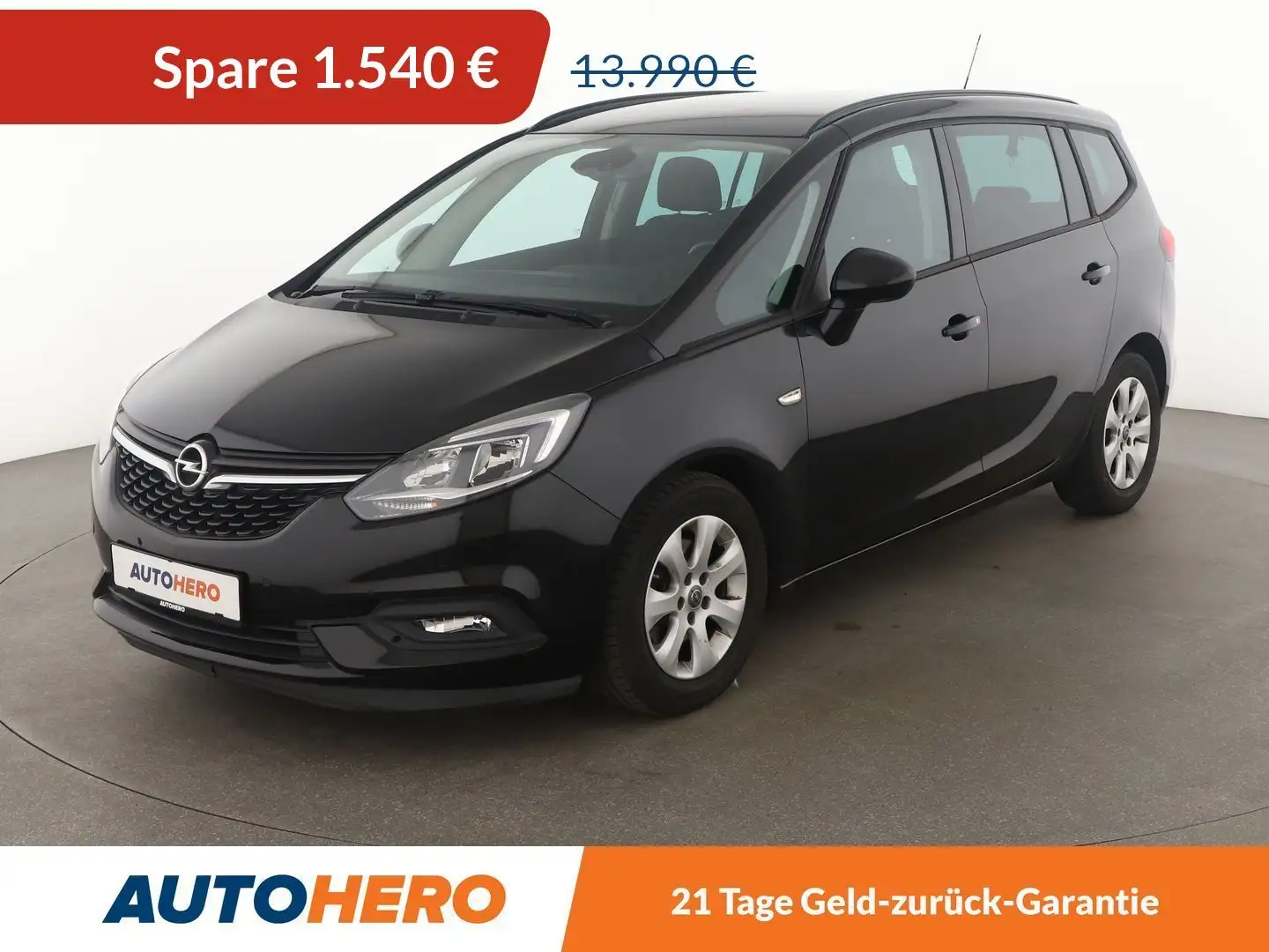 Opel Zafira Tourer 1.4 Turbo Edition Start/Stop*TEMPO*CAM*PDC*SHZ* Schwarz - 1