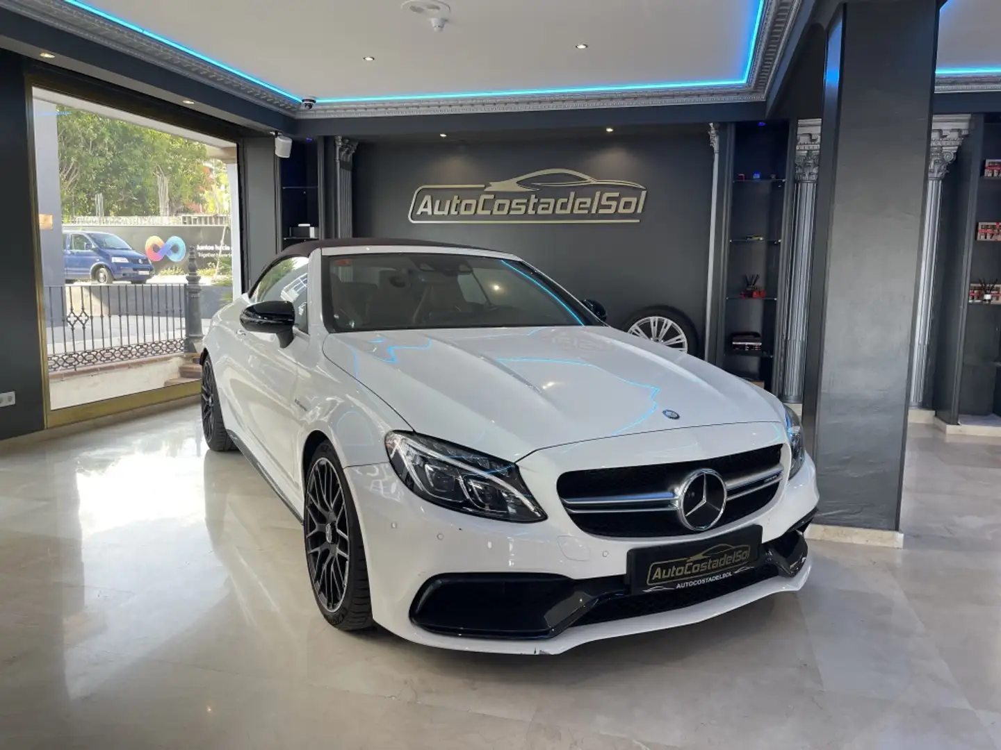 Mercedes-Benz C 63 AMG Cabrio S 7G Plus Blanc - 2