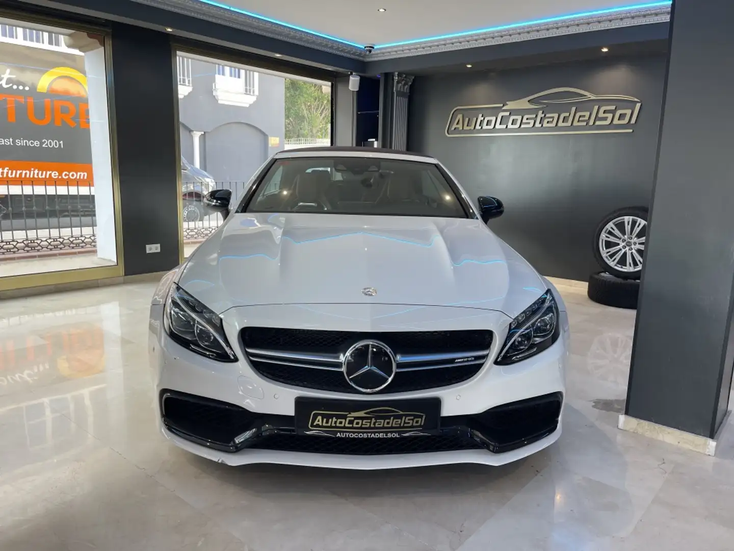 Mercedes-Benz C 63 AMG Cabrio S 7G Plus Blanc - 1