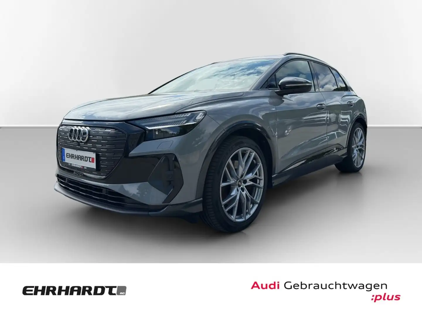 Audi Q4 e-tron 40 S line MATRIX*HEADUP*VIRTUAL*NAVI*PDC*SONOS*21" Grau - 1