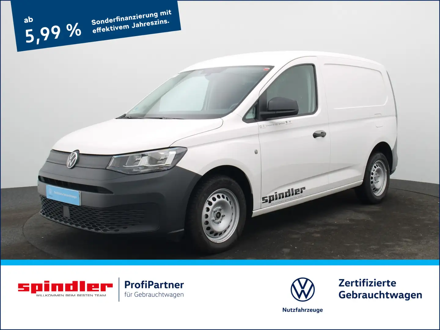 Volkswagen Caddy / Bluetooth, App, Cool & Sound, DAB+ Weiß - 1