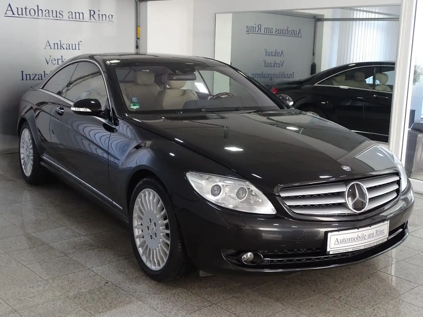 Mercedes-Benz CL 500 Coupe Comand Scheckheftgepflegt MB 1 Hand Schwarz - 2