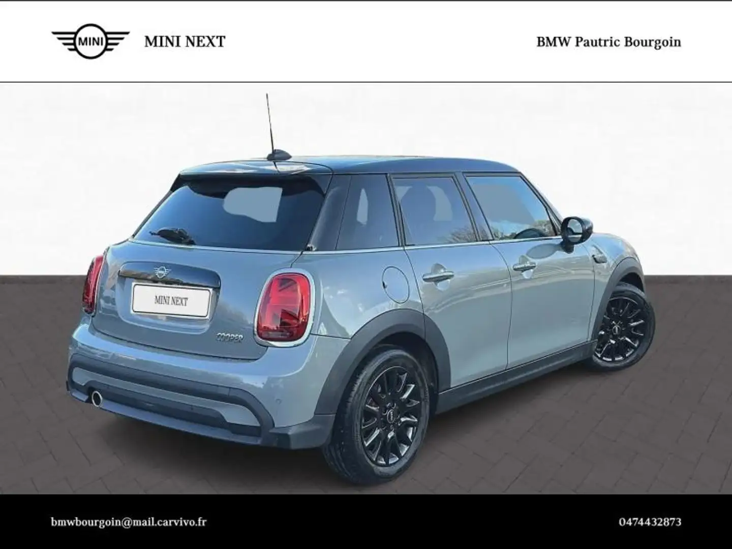 MINI Cooper E Cooper 136ch Edition Premium BVA7 Gris - 2