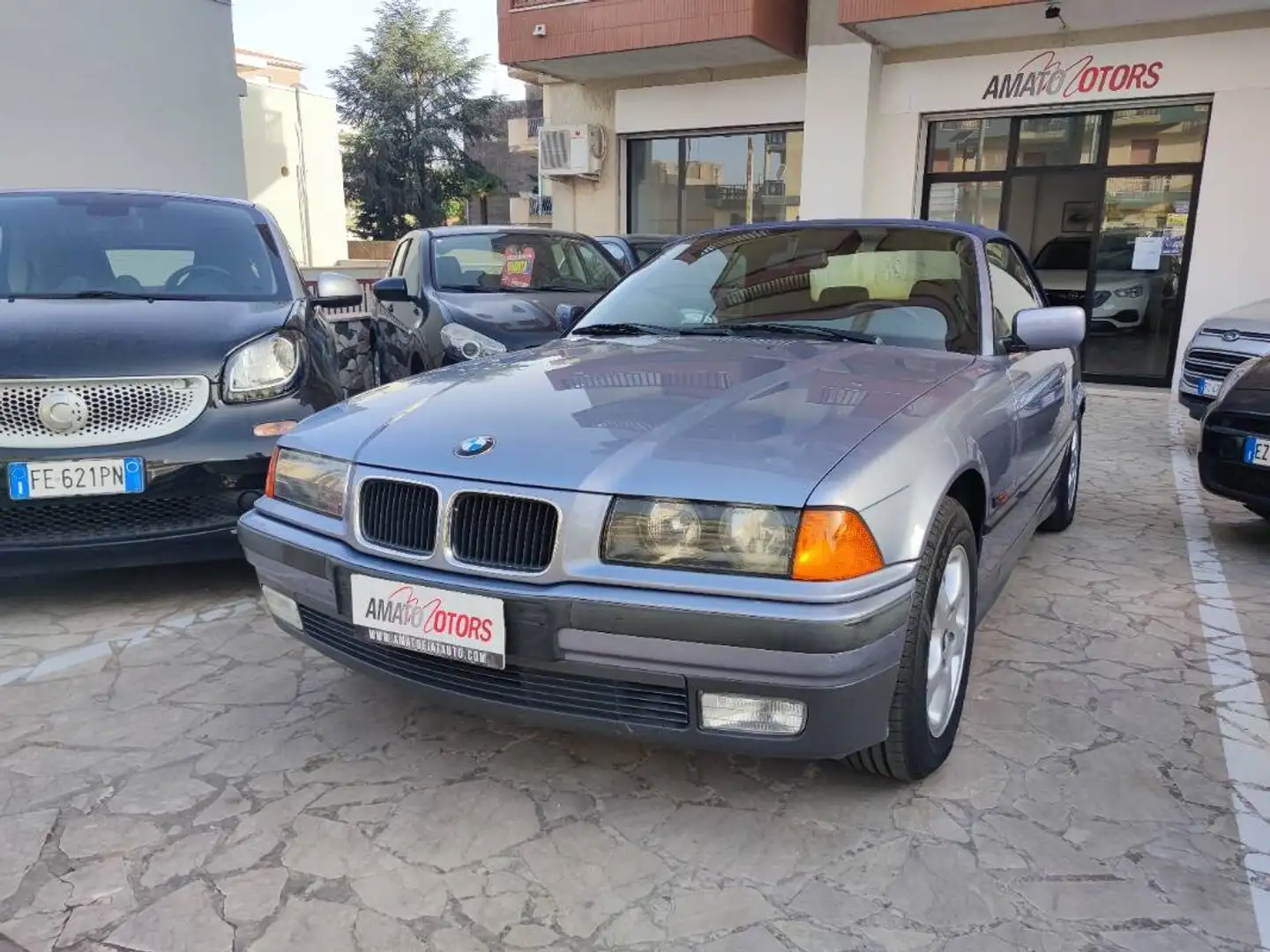 BMW 318 318i cabrio Europa 2airbag auto Paars - 1