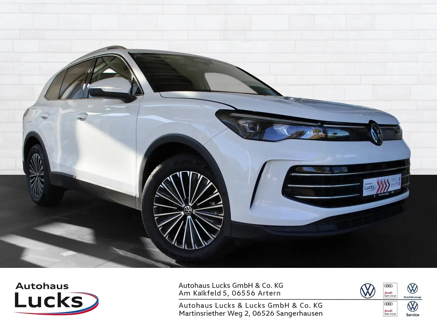 Volkswagen Tiguan 1.5 eTSI Elegance IQ-LIGHT NAVI AHK ACC Weiß - 1