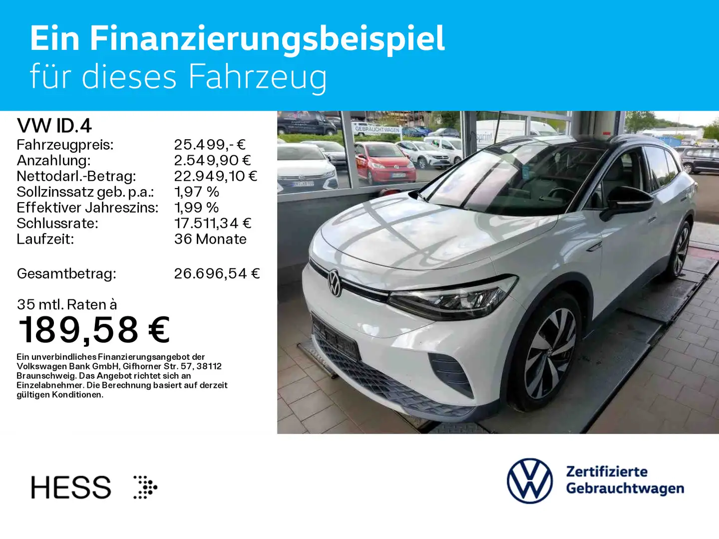 Volkswagen ID.4 Pro Performance FIRST-EDITION*WÄRMEPUMPE*AH Weiß - 2