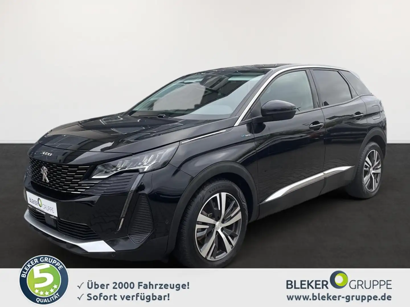 Peugeot 3008 Hybrid 225 Allure Zwart - 1