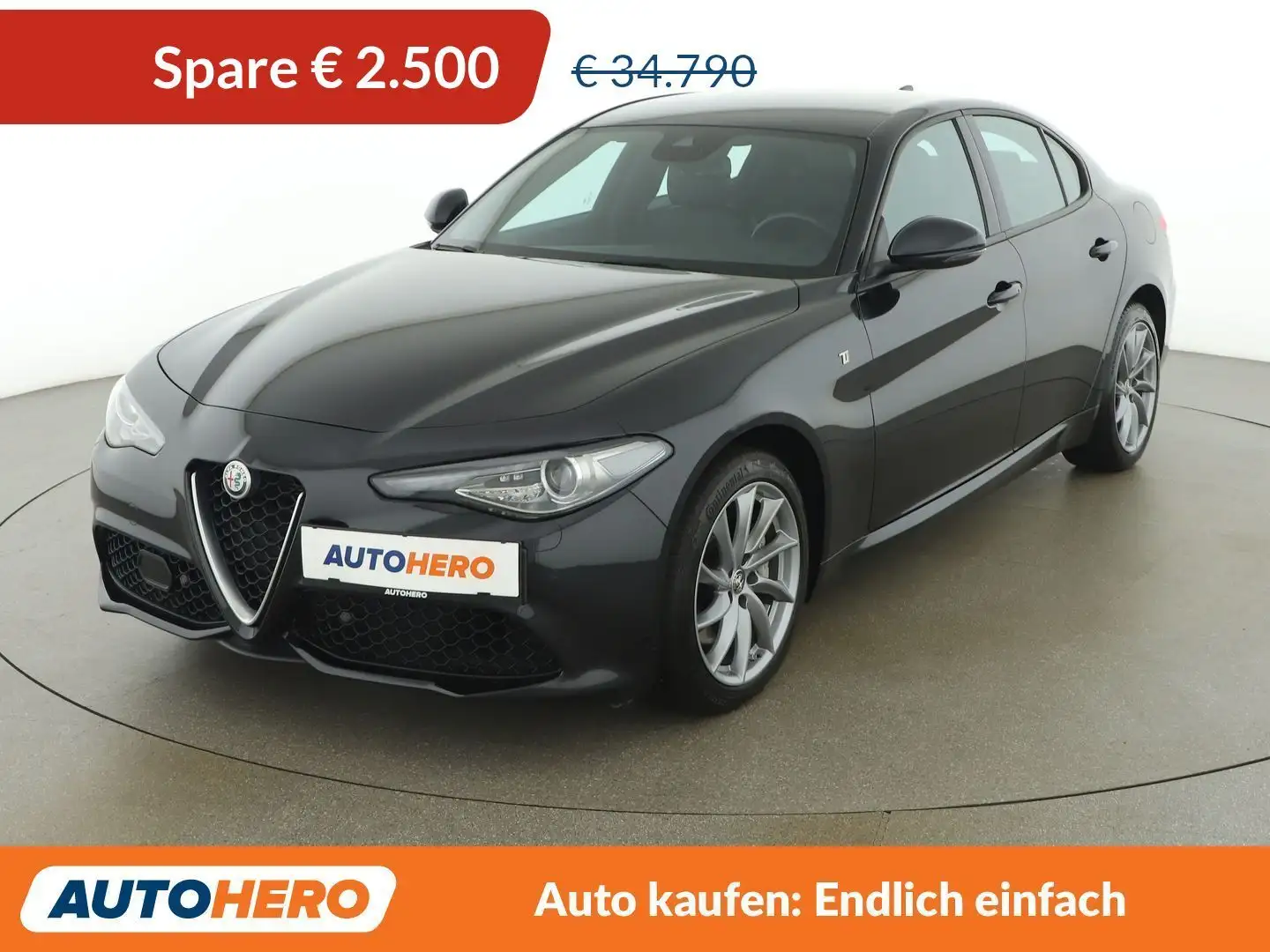 Alfa Romeo Giulia 2.0 Turbo Ti Q4 Schwarz - 1