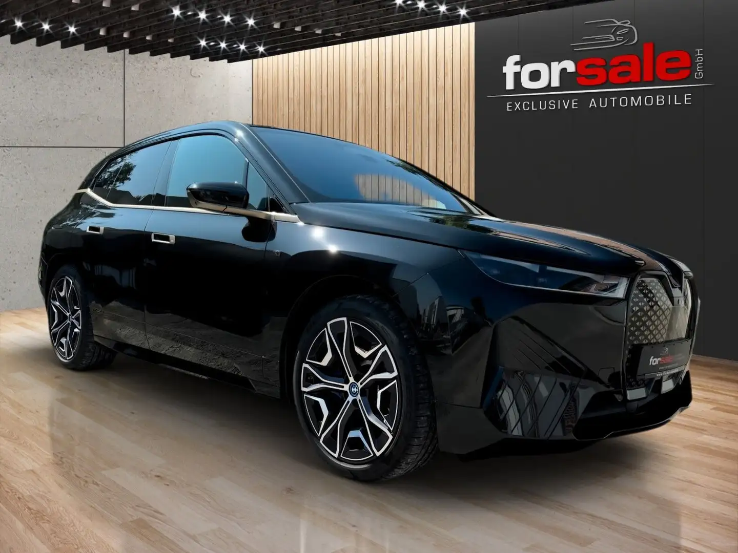 BMW iX M60,Sky,B&W,AHK,LASER,AKTIVLENKUNG,Luftfederu Schwarz - 2
