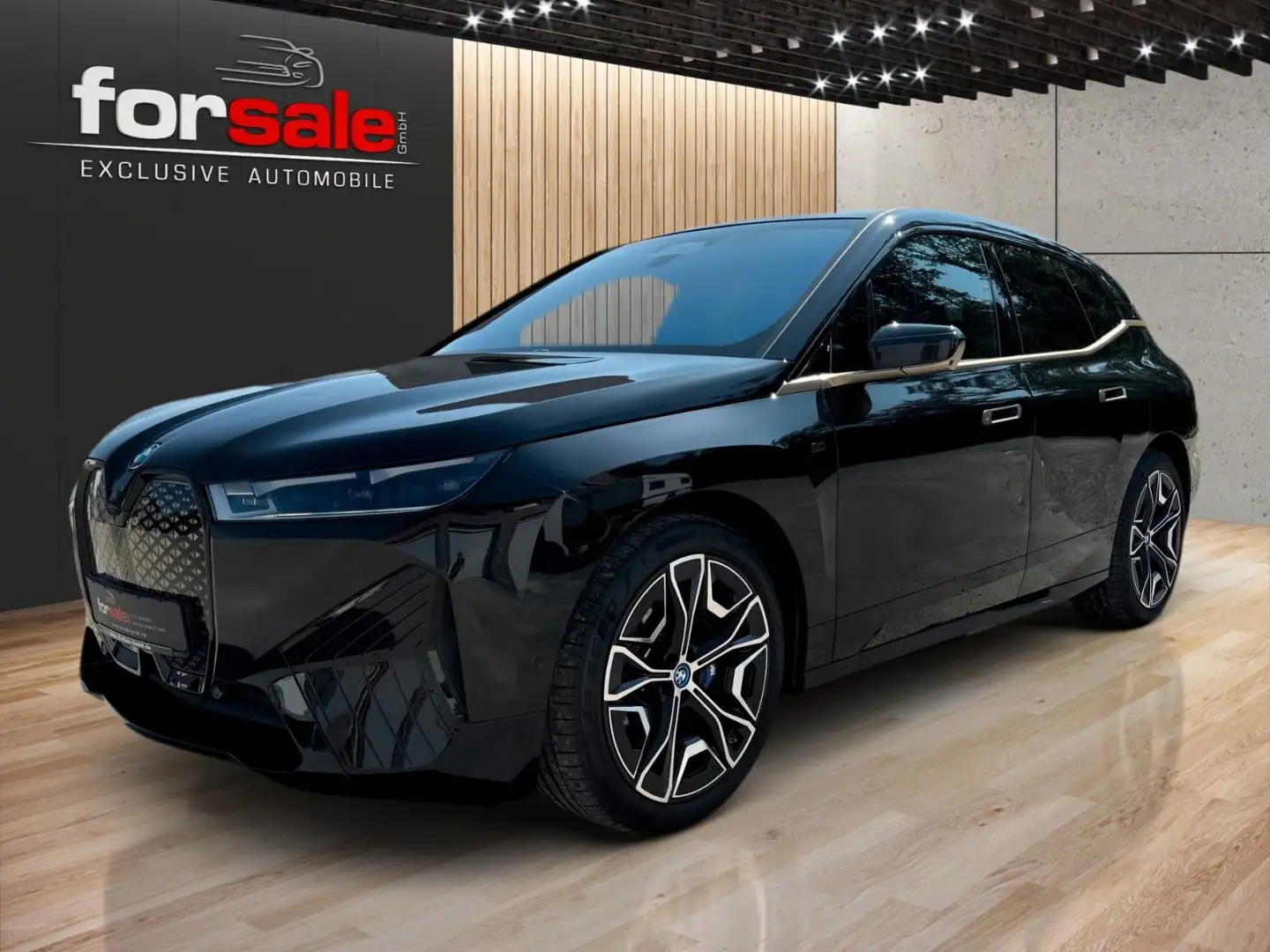 BMW iX M60,Sky,B&W,AHK,LASER,AKTIVLENKUNG,Luftfederu Schwarz - 1