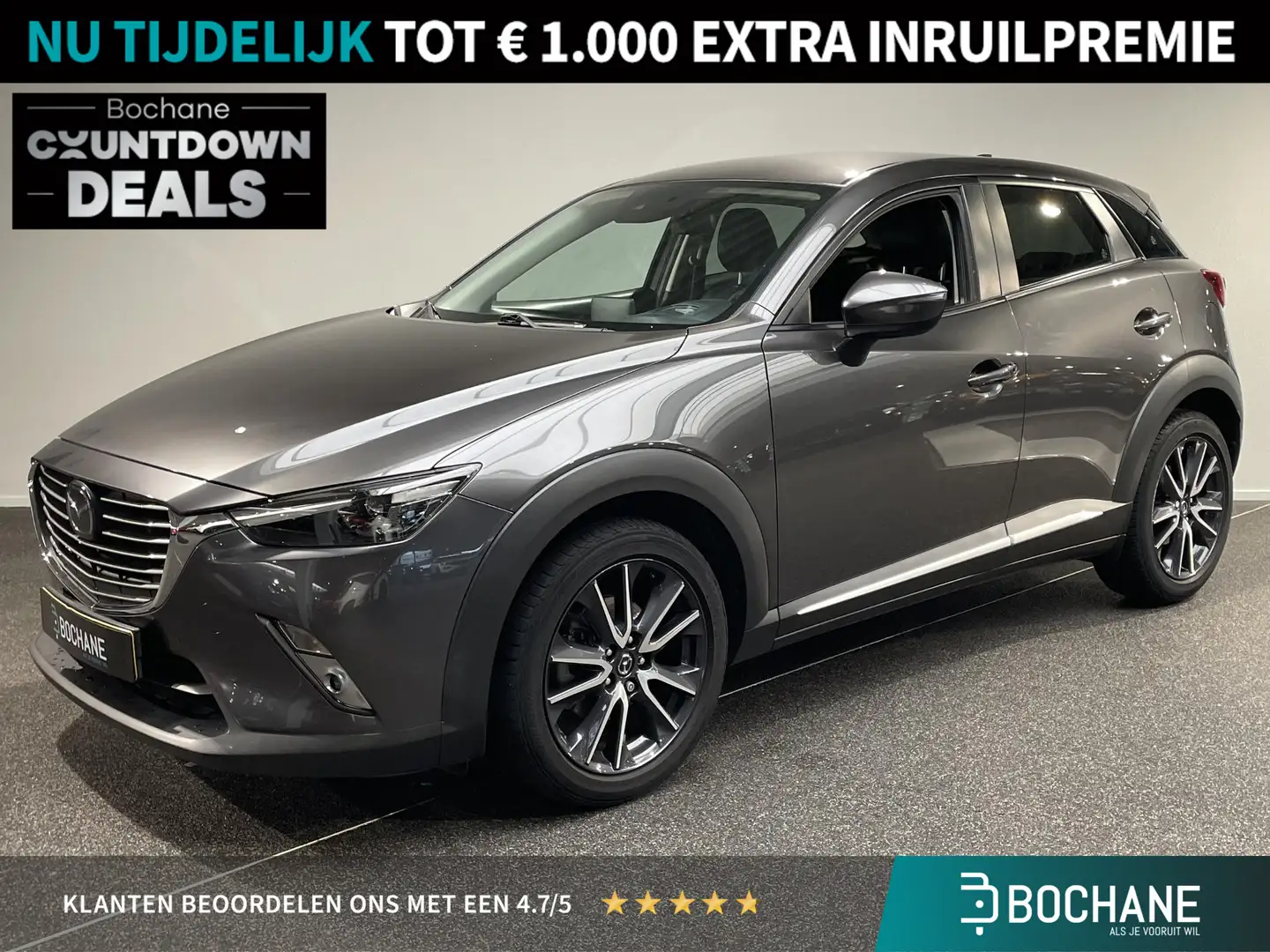 Mazda CX-3 2.0 SkyActiv-G 120 GT-M | Leder | Camera | Grijs - 1