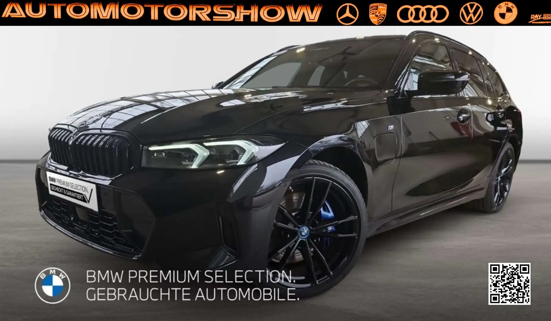 BMW 330 330e Touring Business Advantage auto Noir - 1