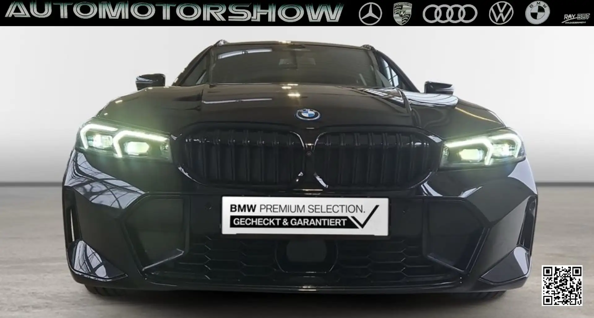 BMW 330 330e Touring Business Advantage auto Nero - 1